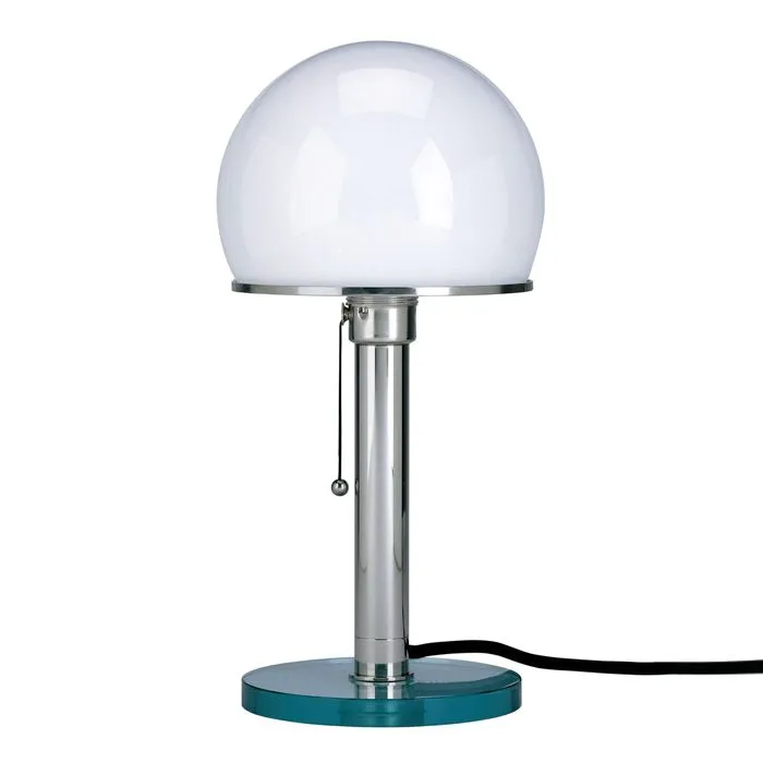 tecnolumen wagenfeld wa 25 gl nickel und glass