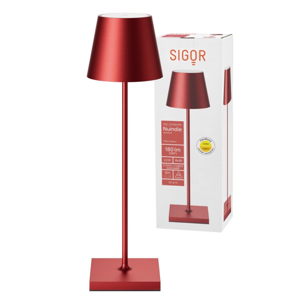 Nuindie LED Akku-Tischleuchte SIGOR – Bild 4