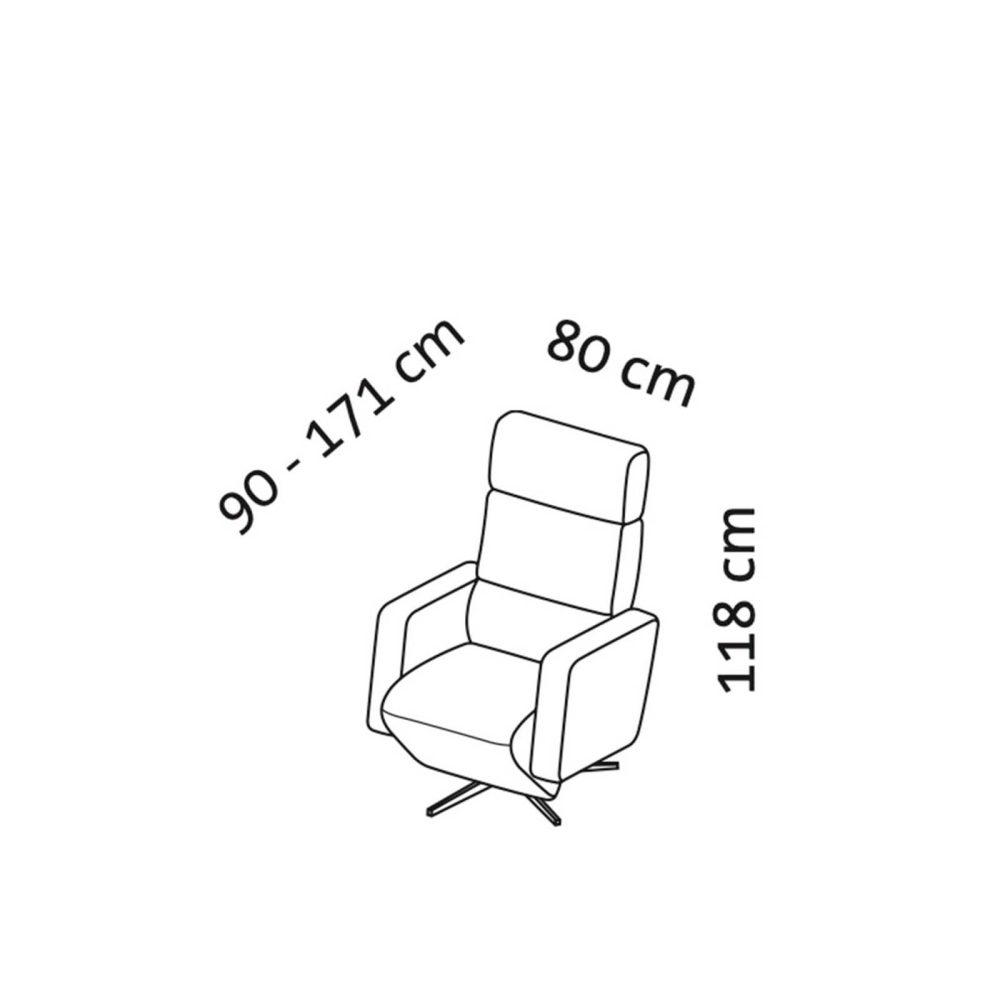 brühl tromsø - Multifunktionssessel 75201 / 75202 – Bild 5